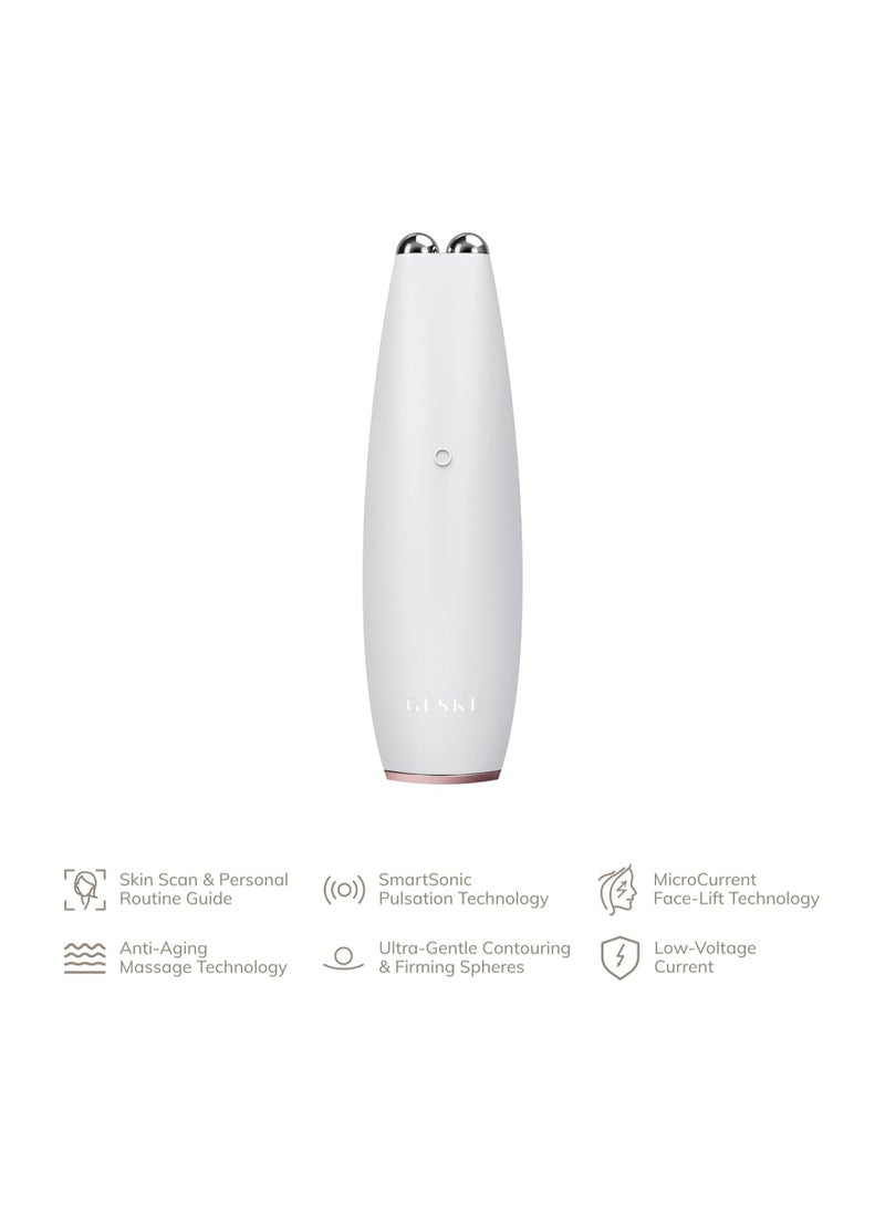 GESKE SmartAppGuided MicroCurrent Face-Lift Pen | 6 in 1 | Anti-aging device | Instant face lift | Skincare tool | Remove wrinkles for firm & youthful skin | Advanced smoothing facial firmer - Starlight  - Image 4