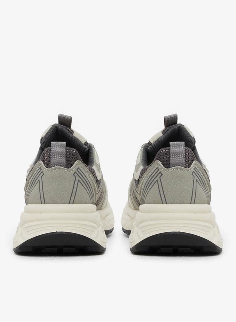 ستايلي اكتيف ستيلي سنيكرز بلونين مع رباط وكعب سميك ولسان خلفي - Image 5