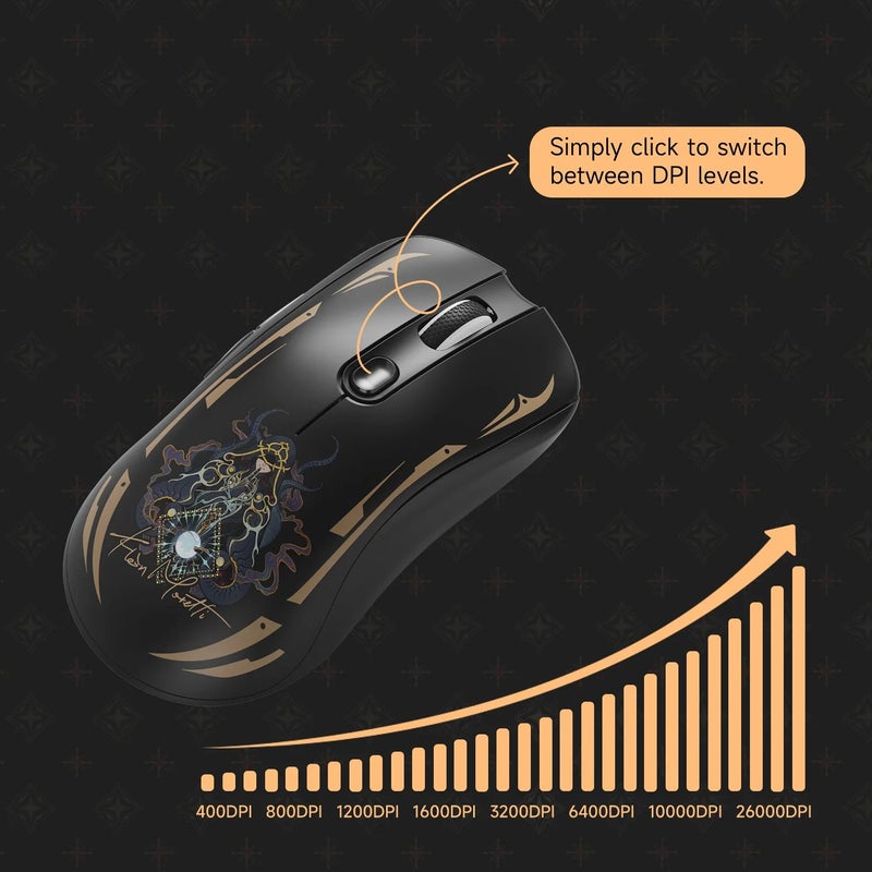 أكو ماوس Akko AG ONE - أسود - Image 4
