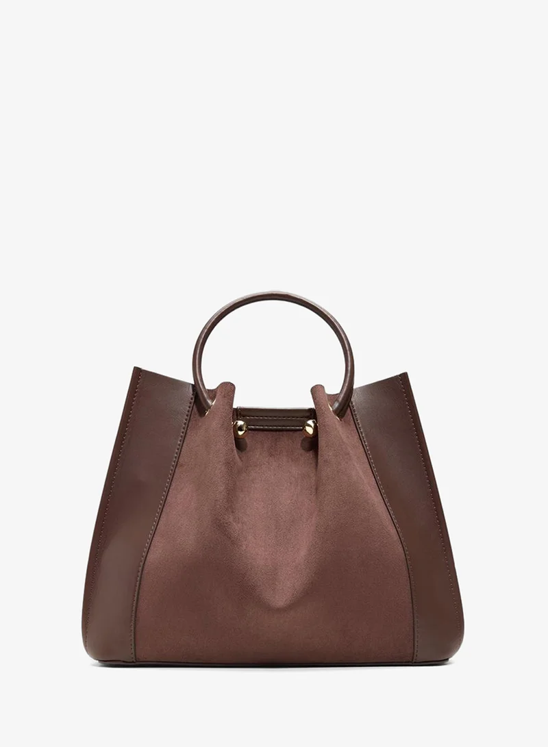 Aldo  Maxia Ladies Brown Satchel Bag for Women | Best Price UAE