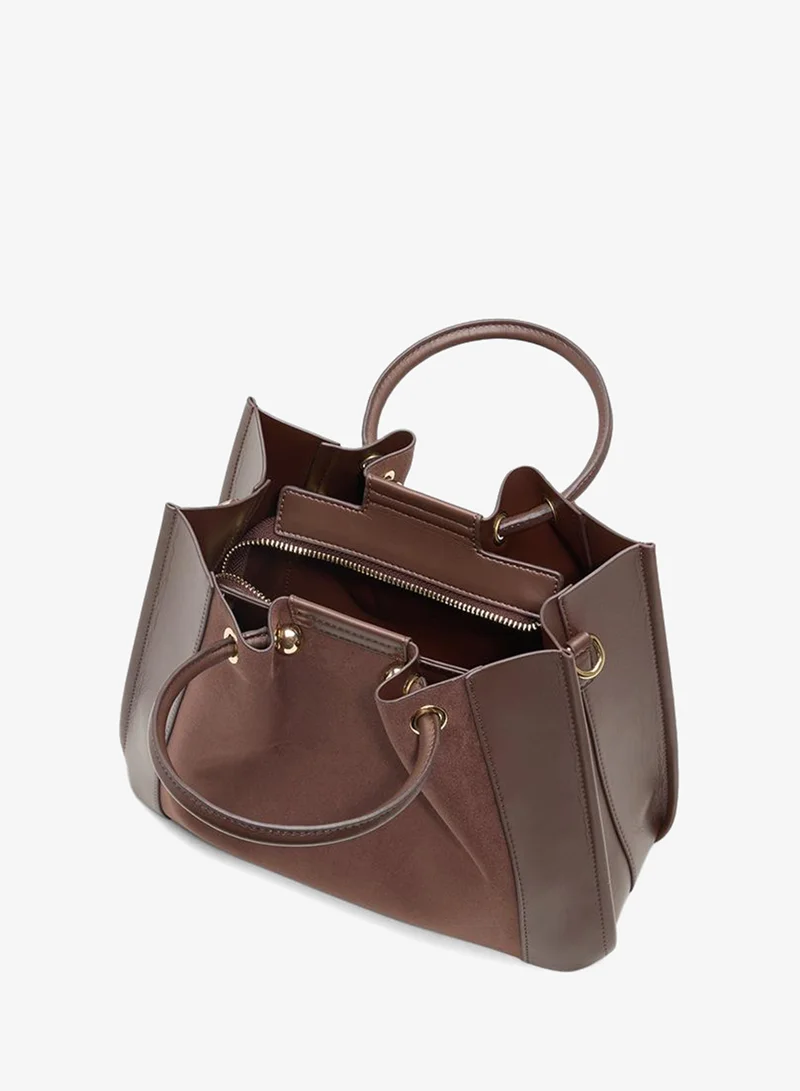 Aldo  Maxia Ladies Brown Satchel Bag for Women | Best Price UAE
