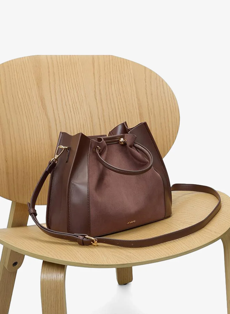 Aldo  Maxia Ladies Brown Satchel Bag for Women | Best Price UAE