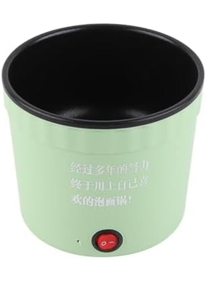Green Mini Electric Hot Pot 1L Ramen Cooker With Double Safety Protection For Office And Student Use - Image 4