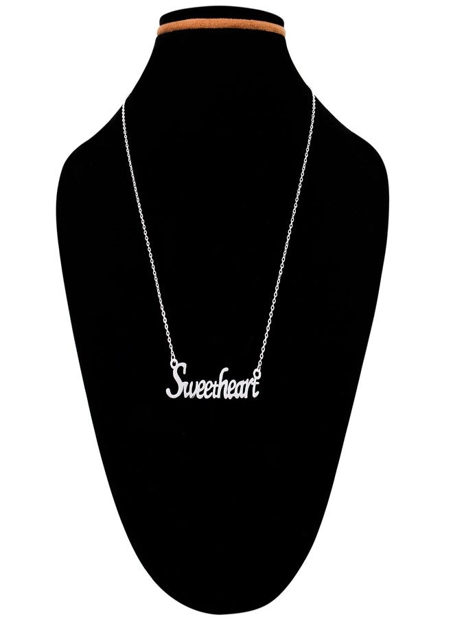 Thrillz Delicate Valentine Special Sweetheart Pendant For Women and Girls Couple Gift Pendant For Girlfriend Fashion Jewellery - Image 3