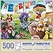 Bits and Pieces بيتس اند بيسز - لغز تركيب كبير الحجم للبالغين مع جرو صغير يلعب بواسطة الفنان أدريان تشيسترمان 500 قطعة - Image 4