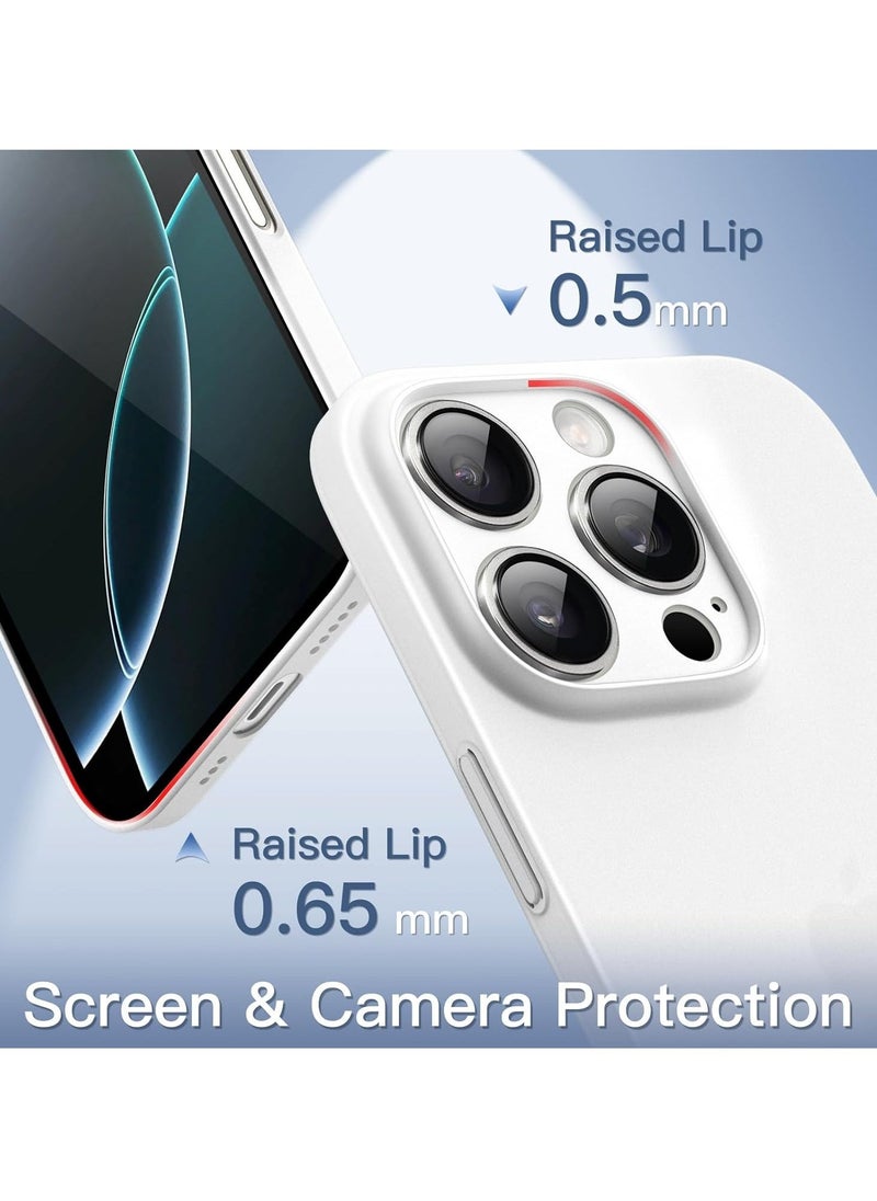 JAJEEK Ultra Slim Case for iPhone 16 Pro 6.3 Inch – 0.35mm Thin Lightweight Matte Finish PP Hard Case, Full Camera Lens Protection, Minimalist Design, Shockproof and Scratch-Resistant, Durable iPhone Cover - Image 4