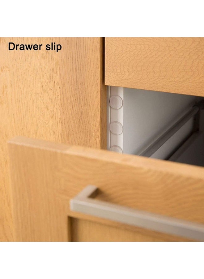 Cabinet Door Bumpers, Clear Adhesive Bumper Pads, Sound Dampening Self Adhesive Bumper Pads, Dampen Sound and Protect Surfaces, for Wall, Kitchen Furniture, Picture Frames, Drawer Protection, 100pcs - Image 3