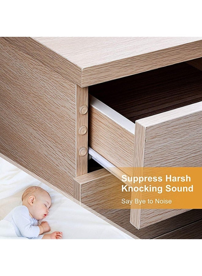 Cabinet Door Bumpers, Clear Adhesive Bumper Pads, Sound Dampening Self Adhesive Bumper Pads, Dampen Sound and Protect Surfaces, for Wall, Kitchen Furniture, Picture Frames, Drawer Protection, 100pcs - Image 4