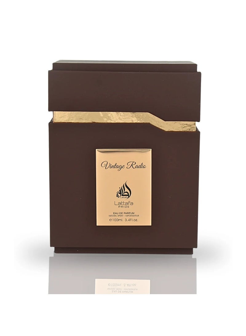 Lattafa PRIDE Vintage Radio Eau de Parfum - 100ml | A Luxury Fragrance for Men and Women - Image 5