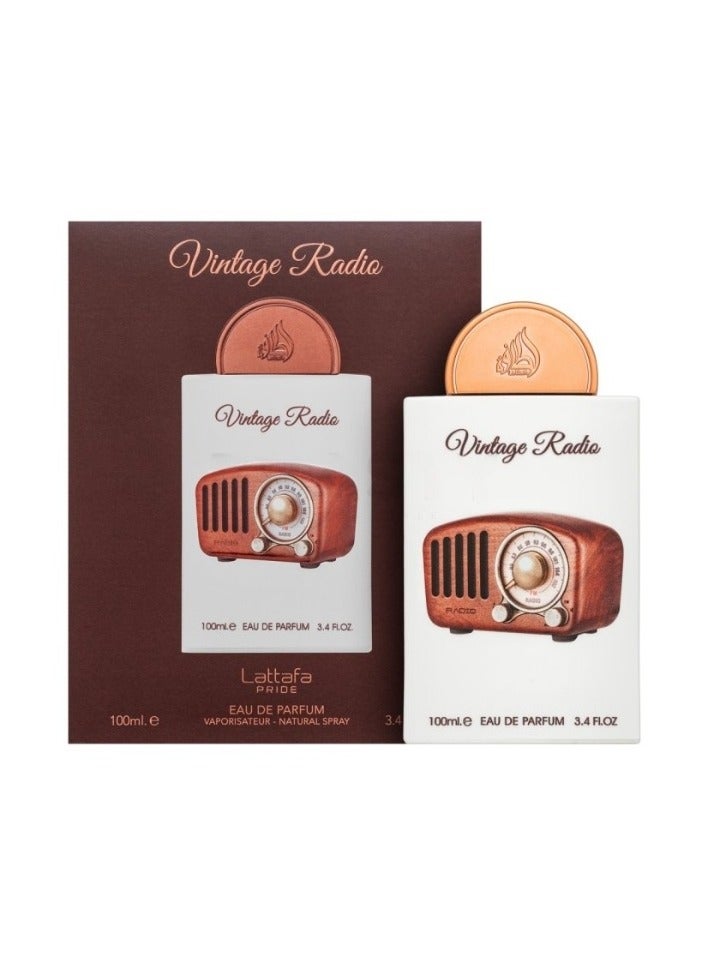 Lattafa PRIDE Vintage Radio Eau de Parfum - 100ml | A Luxury Fragrance for Men and Women - Image 1