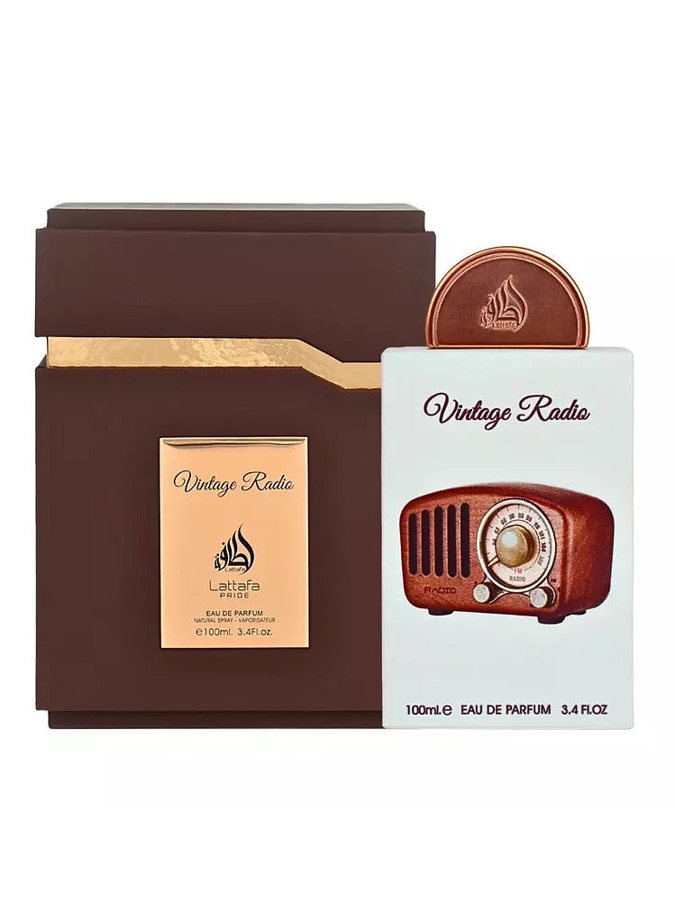 Lattafa PRIDE Vintage Radio Eau de Parfum - 100ml | A Luxury Fragrance for Men and Women - Image 2
