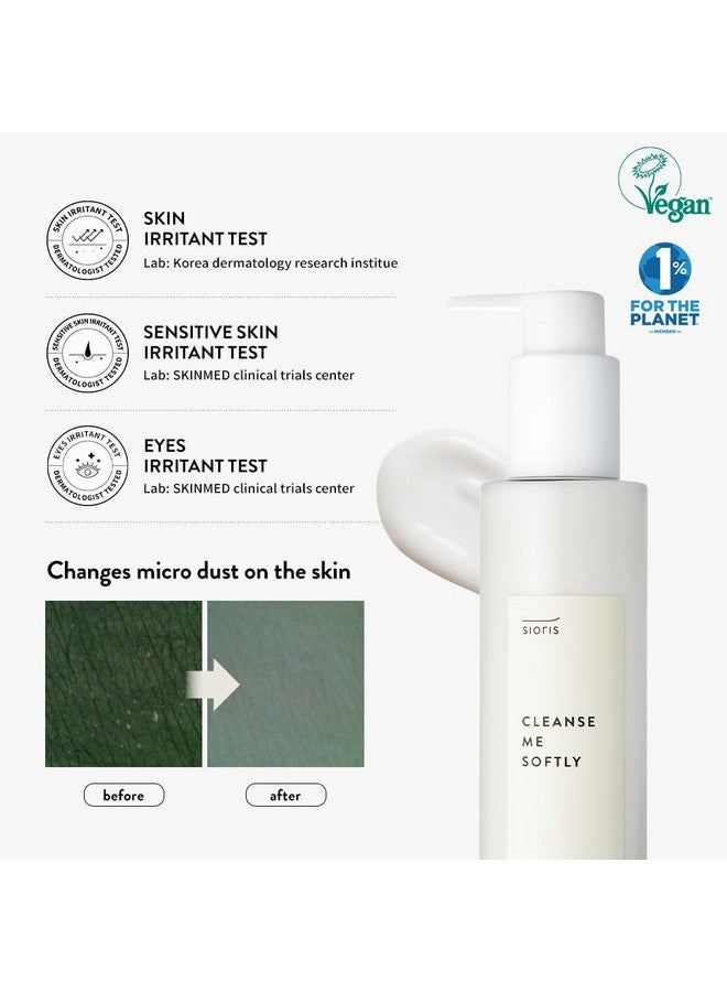 SIORIS Cleanse Me Softly Milk Cleanser Vegan Daily Gentle Skin Cleanser Natural Citrus 62.6% Water Macadamia Seed Oil Cleansing Milk For Dry And Sensitive Skin - Image 3