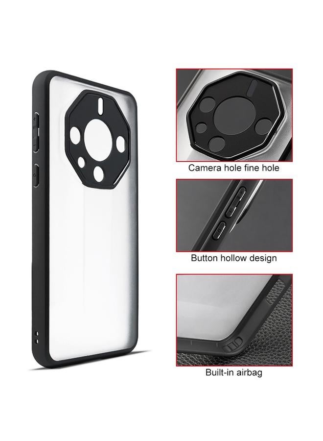 S-TOP Case For Huawei Mate 60 RS Ultimate Frosted TPU + Transparent PC Phone Case - Image 3