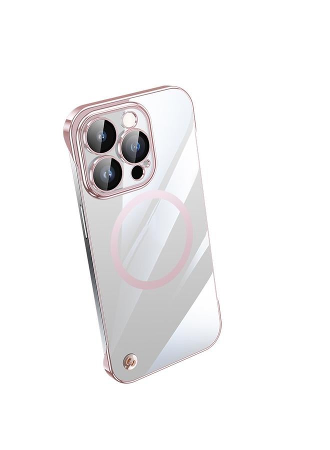 S-TOP Case For iPhone 13 Pro Max Electroplating Frameless Magsafe Magnetic PC Phone Case - Image 1
