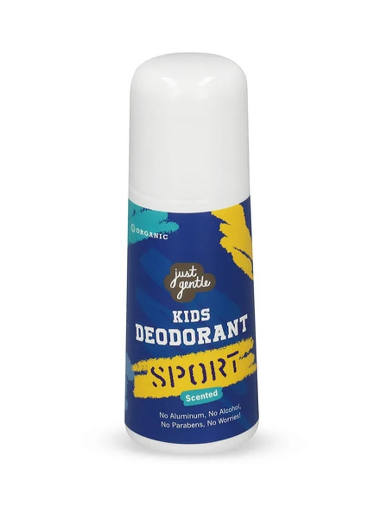 Just Gentle Just Gentle Organic Kids Sport Deodorant 60mL - Natural Antibacterial, No Aluminium/Parabens, 5+ Years 