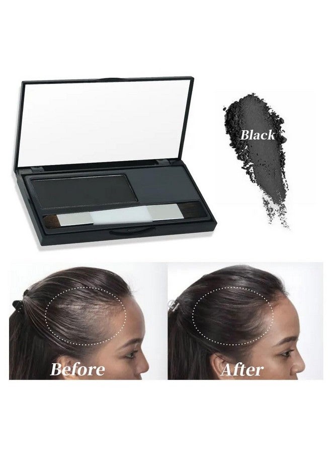 BUNEE Root Touch Up 6G (Black) Instantly Cover Grey Hairs Waterproof Sweatproof Root Cover Up For Women & Men Touch Up Highlights Conceals Hair Loss Thin Hair Shadow Powder - Image 2
