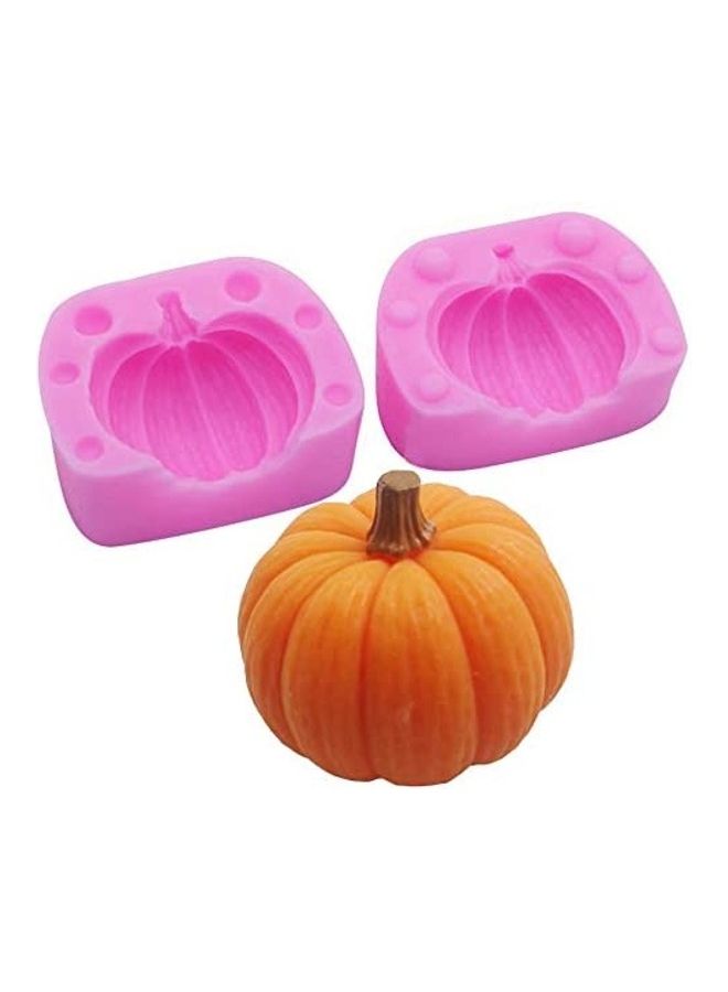 NIBEMINENT 3D Pumpkin Silicone Candle Mold