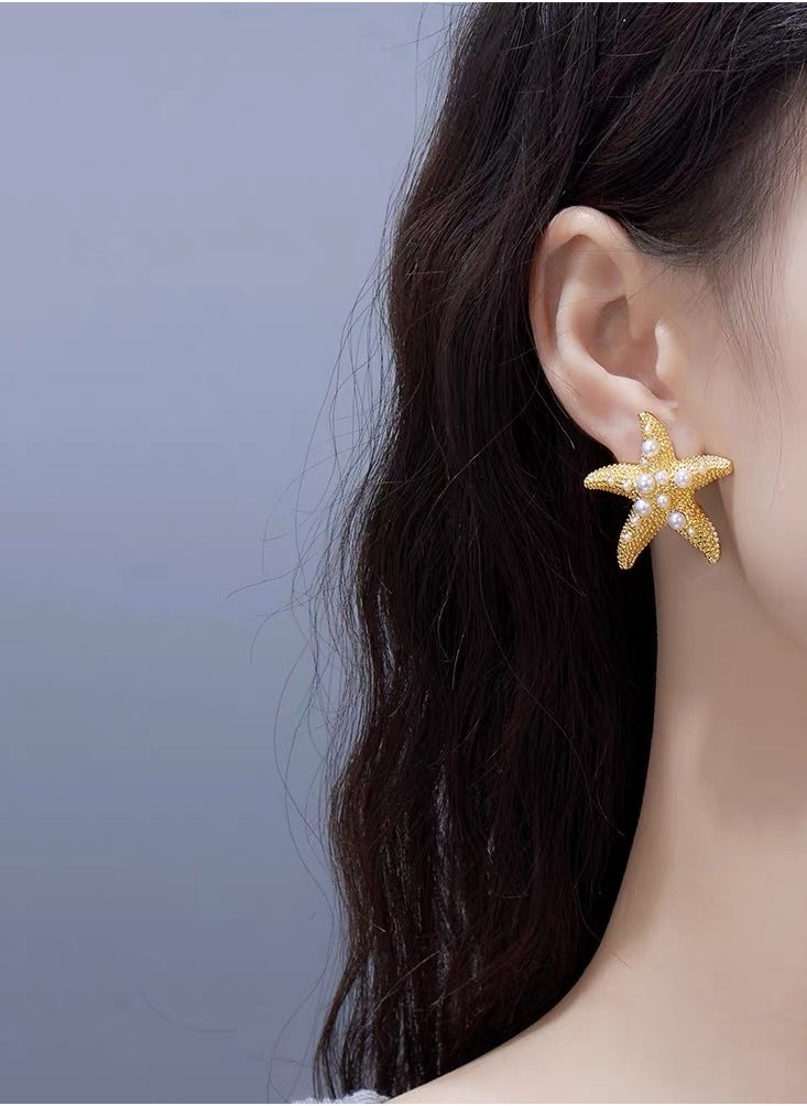 Starfish-shaped Pearl Studs - pzsku/ZE796C9FFEF23836BB4BFZ/45/_/1726232897/bb5884f7-3db2-41b2-a975-b7fc3659bb49