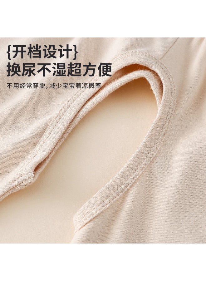 Doxiluka newborn Baby Pants - Spring/autumn Cotton Class A Open-crotch Pants For Boys & Girls - Image 4
