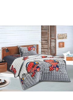 Compressed Bed Comforter Set Consisting of 3 Pieces, Children's Drawings