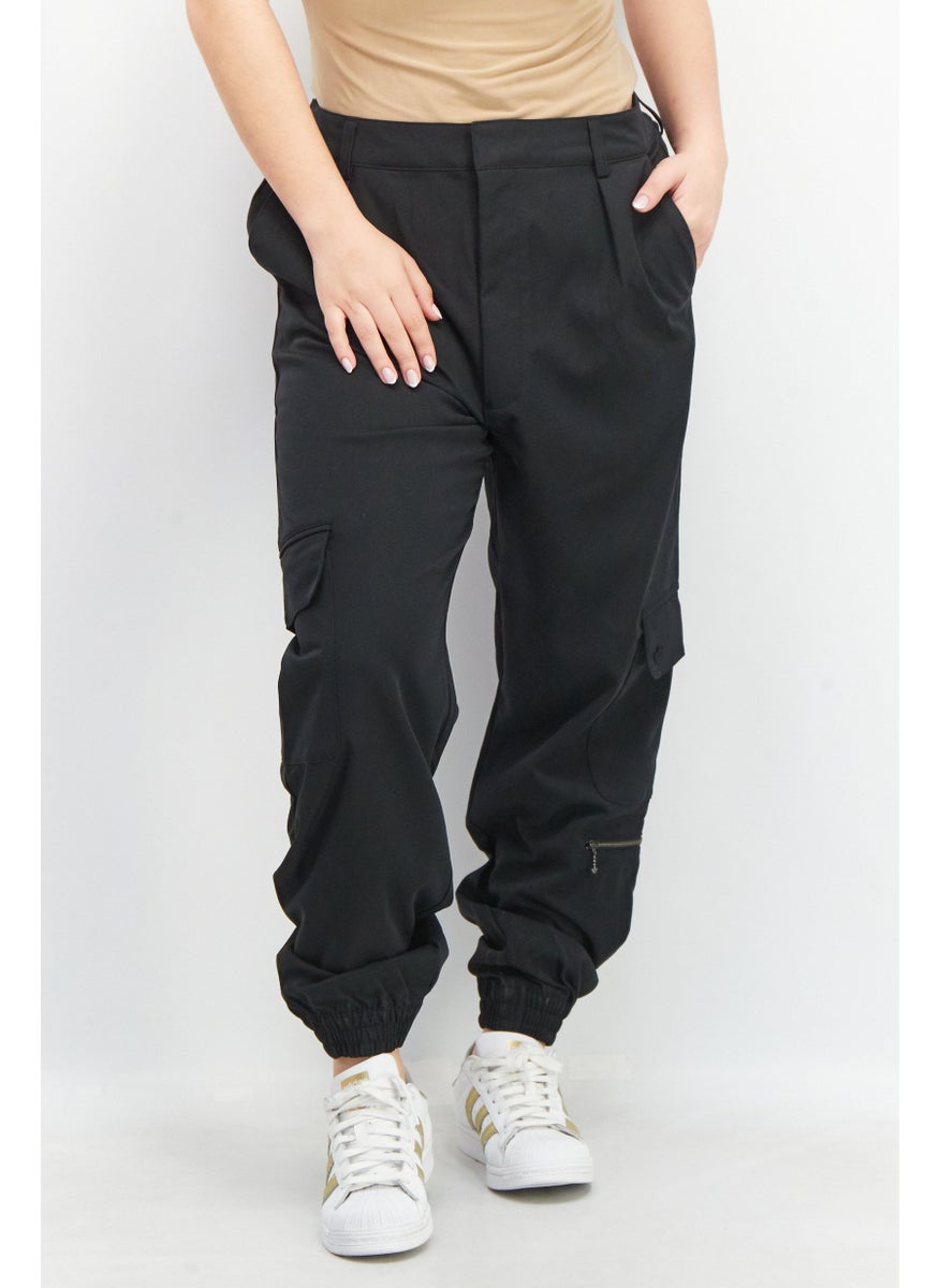 adidas Originals - Women Sportswear Fit Brand Logo Training Pants, Black - Image 1