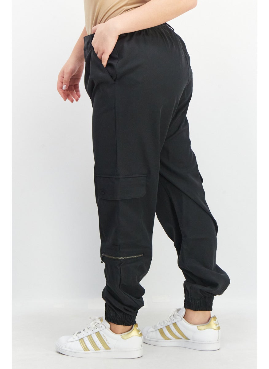 adidas Originals - Women Sportswear Fit Brand Logo Training Pants, Black - Image 1