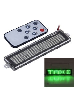 DC 12V Car LED Programmable Showcase Message Sign Scrolling Display Lighting Board with Remote Control (Green Light)