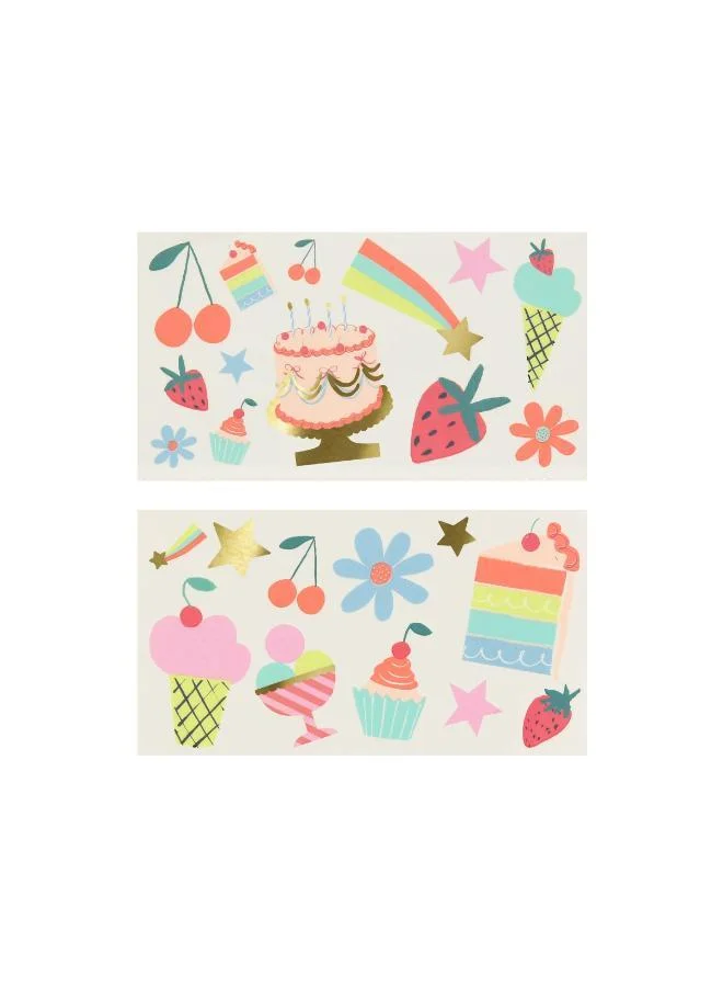 Meri Meri Birthday Temporary Tattoos