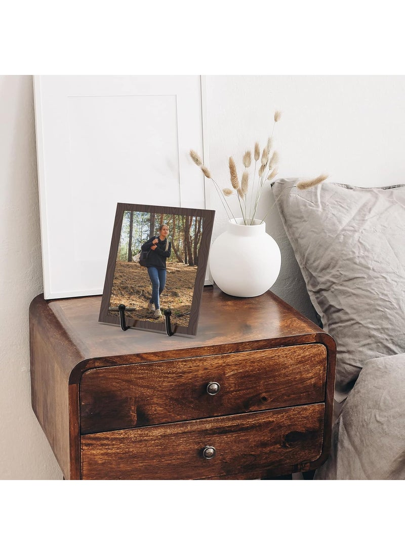 Decolore Decolore 3 Pack 45 inch Display Stands Black Iron Easel for Plate Stand Plate Holder for Picture Decorative Plate Photo Easel Artistic Work Display Stand Picture Frames  - Image 4