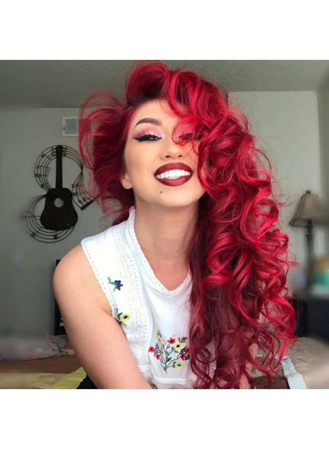 MANIC PANIC Vampire Red Semi Permanent Hair Color - Cruelty Free, Vegan Classic Dark Red Hair Dye - Safe to Create & Mix Custom Shades (4oz) - Image 5