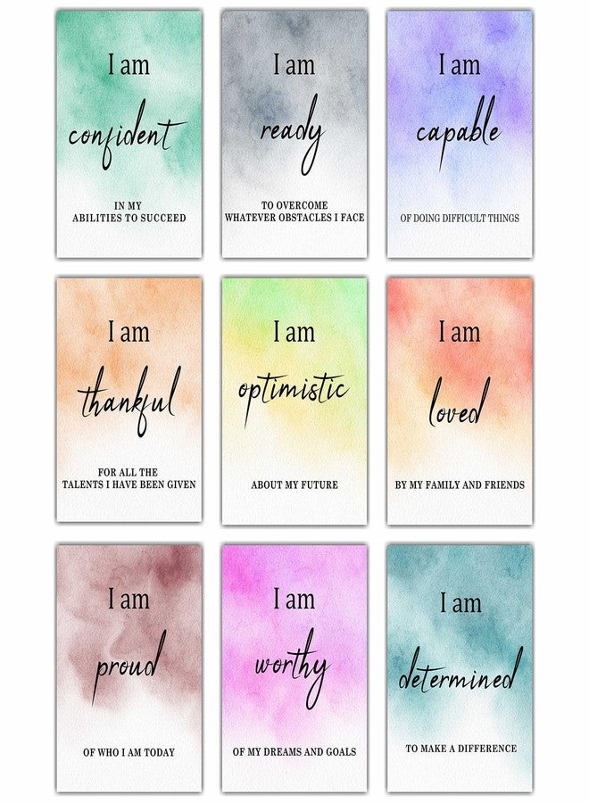 PARTH IMPEX 9Pcs Inspirational Posters for Office Classroom - Motivational Quotes Positive Saying Affirmation Wall Art - Aesthetic Pictures Collage Kit for Kids Teens Adults Room Decor - Unframed 8 x 10 Prints - Image 1