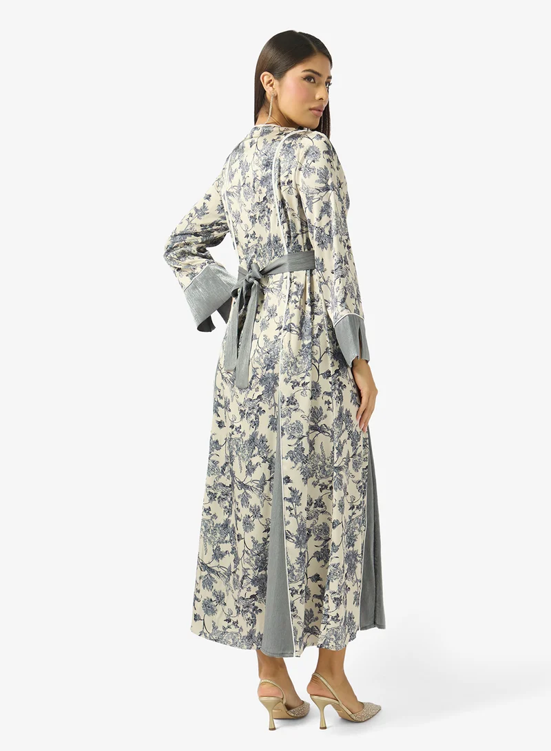 Khizana Monochrome Printed Dress