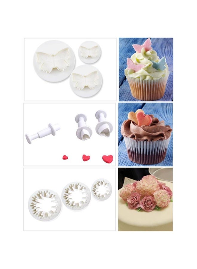 نيبمينينت أدوات مكبس تزيين كيك الفوندان أبيض 23x5x19Ø³Ù†ØªÙŠÙ…ØªØ± - Image 3
