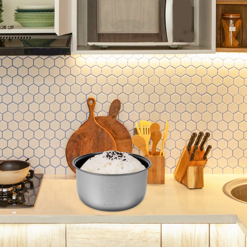 🍳 قدر طهي الأرز مصنوع من سبيكة الألومنيوم متينة بأداء ممتاز لنقل الحرارة - Image 5