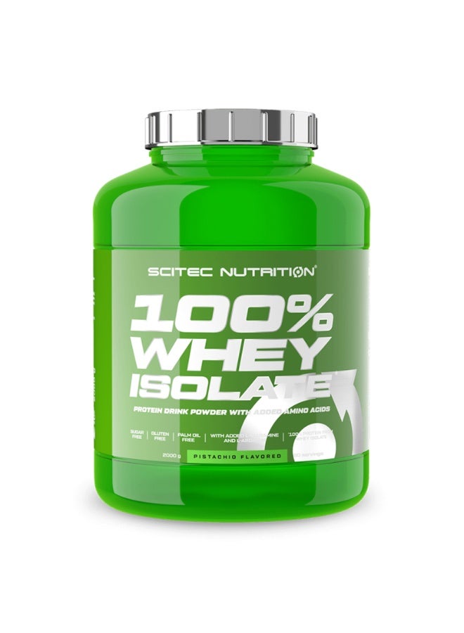 Scitec Nutrition 100% Whey Isolate 2000g, Pistachio - Image 1