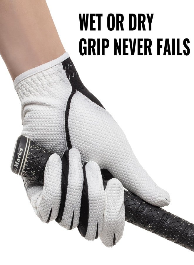 Honma Golf Glove for Men Left Hand, All Weather Breathable Glove,Synthetic Leather with Nylon-Spandex Panels,Durable with Compact Hanging Box,M - Image 4