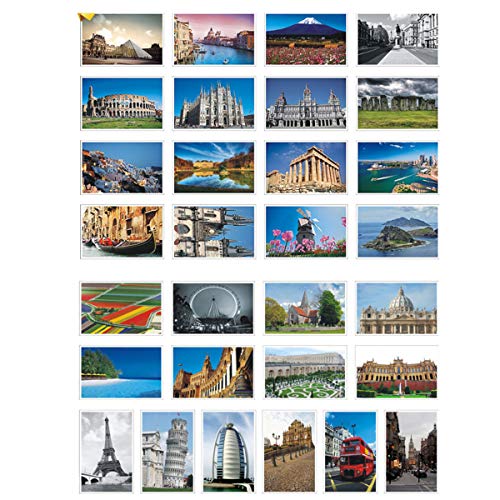 HOSTEESSCHOICE Beautiful Postcard set of 30 Post card variety pack World travel sites,4 x 6 Inches, World Place A - Image 5