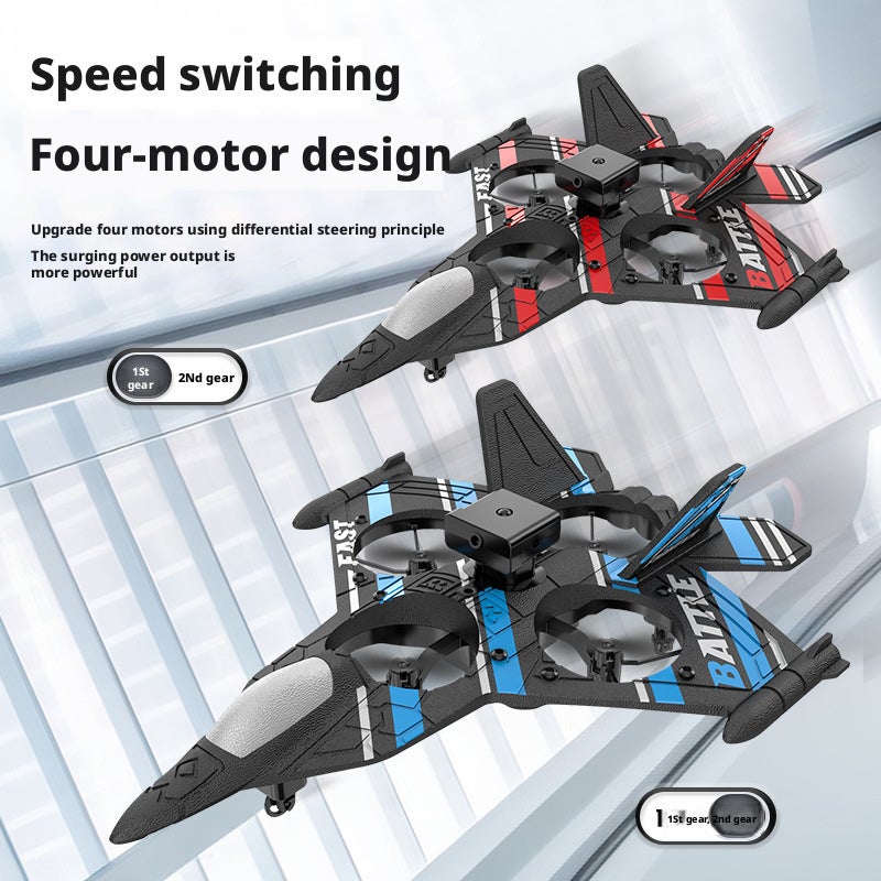 Remote Control Foam Airplane with HD Camera, 6CH, Obstacle Avoidance - Image 4