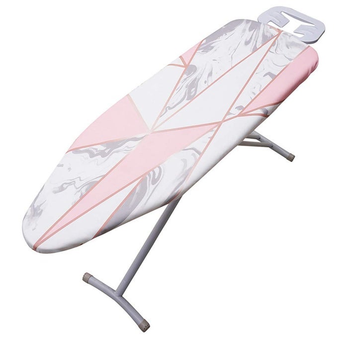 IRONING BOARD COVER AND PAD EXTRA THICK PADDING 19 X 50 INCH FITS LARGE AND STANDARD BOARDS PADS RESIST SCORCHING AND STAINING ELASTIC EDGE COVERS NO FASTENERS NEEDED 2