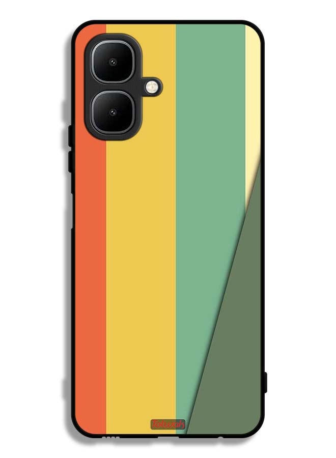 Tolwak Infinix Smart 10 Protective Case Cover Simple Pattern