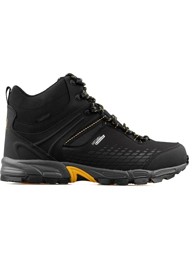 لامبرجاك Flake Men's Black Boots