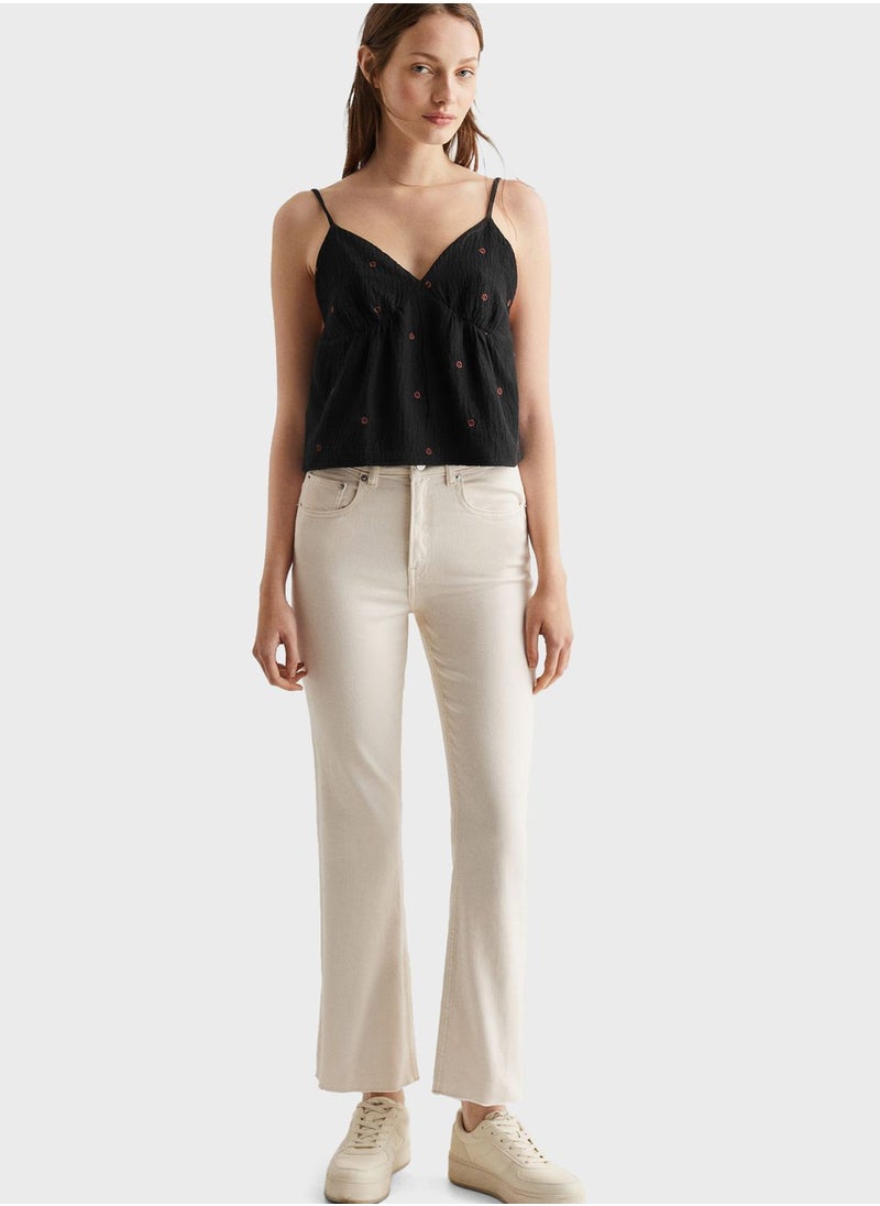 MANGO - Kids Embroidered Top - Image 1