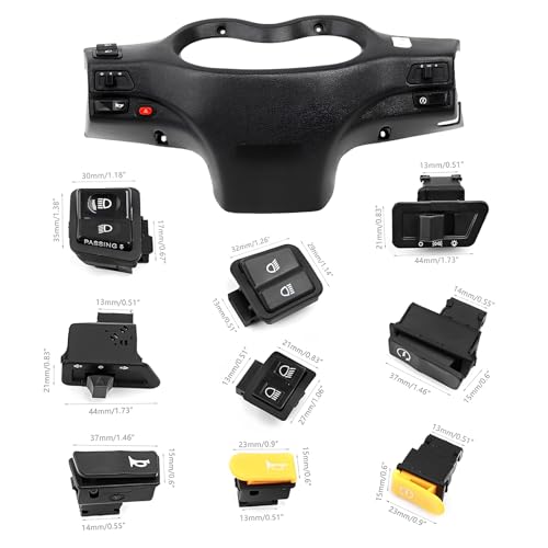 Minho 9Pcs GY6 Scooter Handlebar Control Switch Kit 50cc 150cc Moped Switch for Taotao Jonway Roketa - Image 3