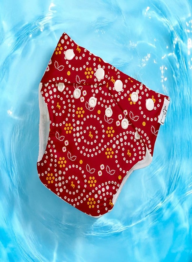 SuperBottoms Swimming Diapers for Babies & Toddlers - Reusable & Adjustable Swim Diapers - Washable Cloth Diapers - Skin Friendly Fabric - Easy to Clean - Fits 3M - 3Y - Image 4
