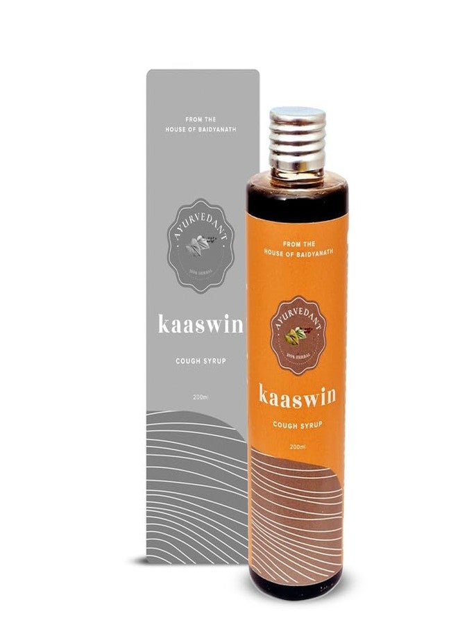 Ayurvedant Baidyanath Ayurvedant Kaaswin Syrup Herbal Relief for Cough and Cold - 200 ML | Supports Respiratory Health (Pack of 1) - Image 1