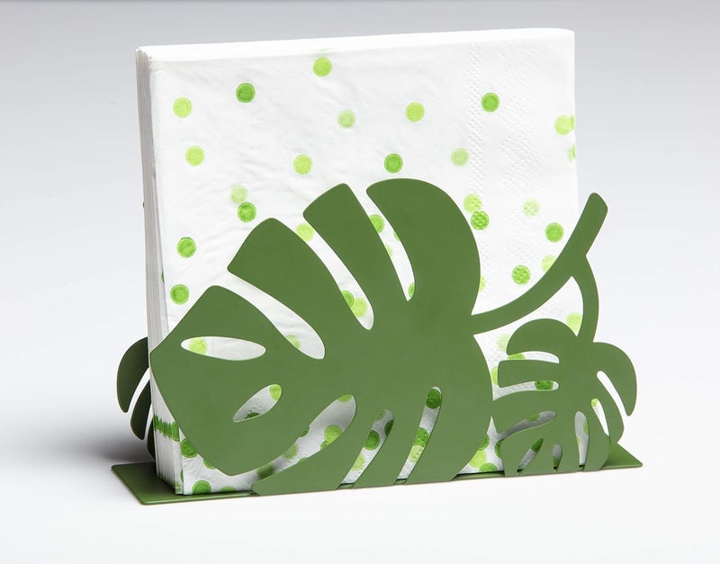 Mango Steam Tabletop NapkinTissue  Letter Holder for Home Kitchen Restaurants Leaf Green - Image 3