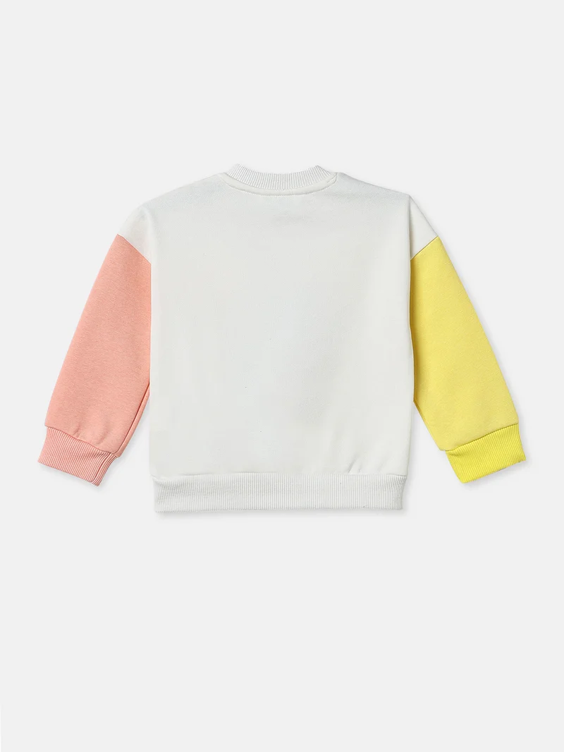 Nautinati Nautinati Fleece Dinosaur Print Full Sleeve Sweatshirt for Infants Newborn Baby Boys