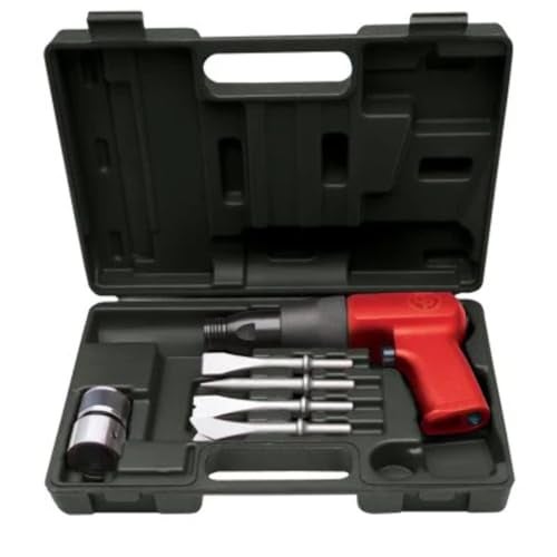 Chicago Pneumatic مجموعة شيكاغو بنماطيك CP7110 - مطرقة هوائية، أداة لحام، أداة بناء، 0.401 بوصة (10.2 مم)، عمود دائري، شوط 2.64 بوصة / 67 مم، قطر الثقب 0.75 بوصة / 19 مم - 3200 ضربة في الدقيقة - Image 1