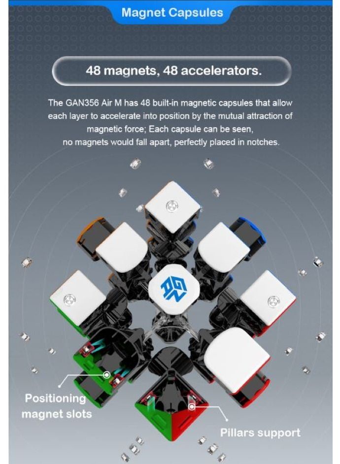 GAN 356 M Lite Magnetic Speedcube