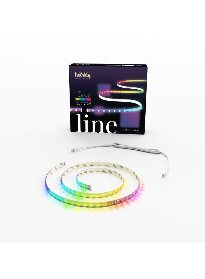 توينكلي طقم توسعة توينكلي لاين - . متر  مصباح   بتحكم بالتطبيق لاصق + مغناطيسي شريط إضاءة  الجيل الثاني - أبيض - Image 1